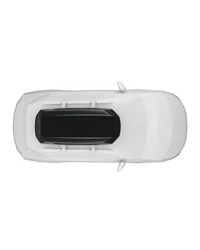 Thule Force XT Alpine Roof-Mounted Cargo Box 420 Liters Dual-Side, Black Matte