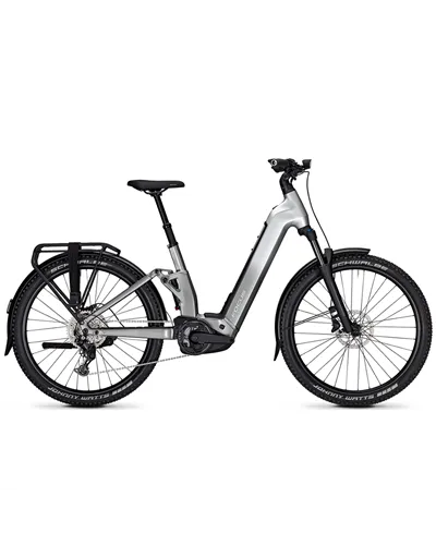 Focus Aventura² 6.7 FS Wave Shimano Cues 9v - Bosch Performance 800Wh, Nepal Silver/Steel Grey