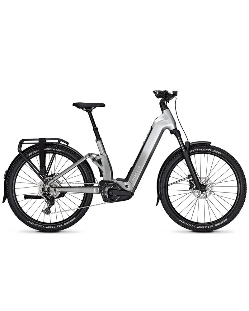 Focus Aventura² 6.7 FS Wave Shimano Cues 9v - Bosch Performance 800Wh, Nepal Silver/Steel Grey