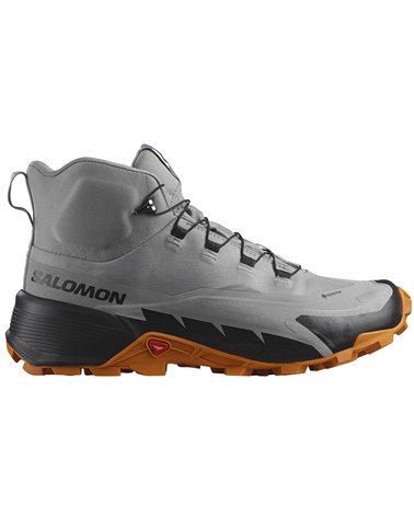 Salomon Cross Hike 2 Mid GTX Gore-Tex Men's Trekking Boots, Gull/Marmalade/Black