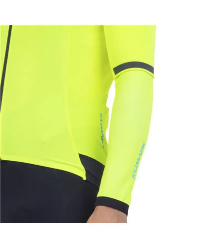 Alè K-Atmo Klimatik Manicotti Ciclismo, Giallo Fluo