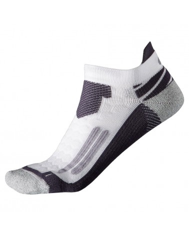 Asics Calze Nimbus ST Sock, Real White/Dark Grey (Unisex)
