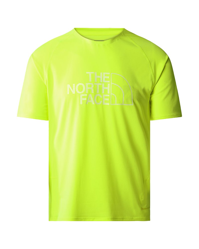 The North Face Summit High Trail Men's Running T-Shirt, LED Yellow