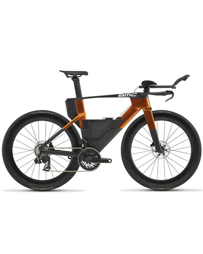 BMC Speedmachine 01 One Sram Red AXS 12v, Carbon/Dust Gold MY26