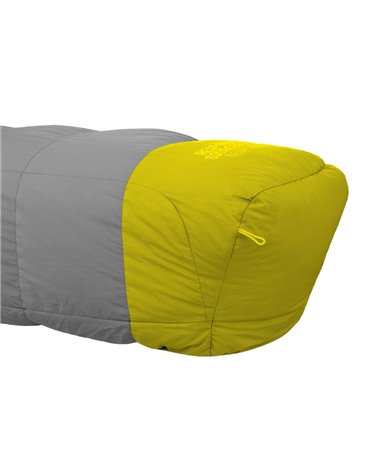 Salewa Micro II 600 Powerloft 12° C Confort Sleeping Bag - Right, Blue Danube
