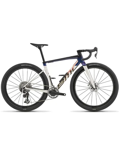 BMC Kaius 01 One Sram Red XPLR AXS 13sp, Acid Yellow/River Blue MY26