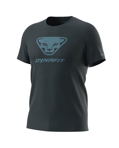 Dynafit Graphic Cotton Men's T-Shirt, Blueberry/3D