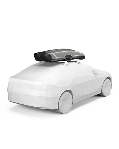Thule Vector L Roof-Mounted Cargo Box 430 Liters Dual-Side, Titan Matte