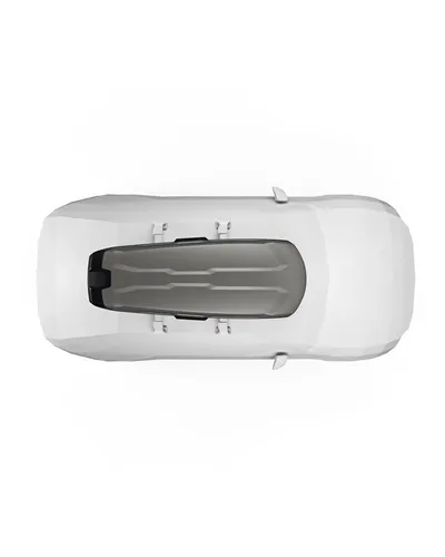 Thule Vector L Roof-Mounted Cargo Box 430 Liters Dual-Side, Titan Matte