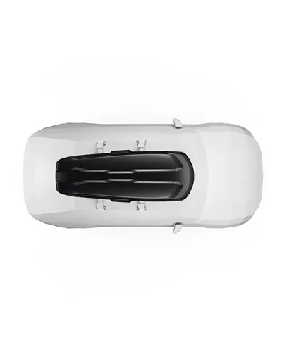 Thule Vector L Box da Tetto 430 Litri Doppia Apertura, Nero Metallizzato