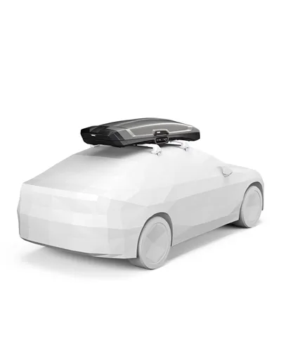 Thule Vector Alpine Roof-Mounted Cargo Box 430 Liters Dual-Side, Titan Matte