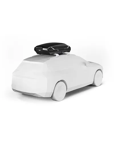 Thule Motion 3 M Roof-Mounted Cargo Box 390 Liters Dual-Side, Black Glossy