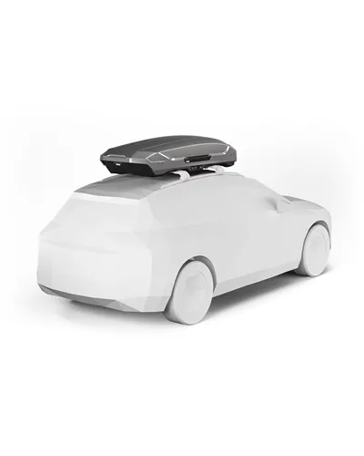 Thule Motion 3 XL Roof-Mounted Cargo Box 490 Liters Dual-Side, Titan Glossy