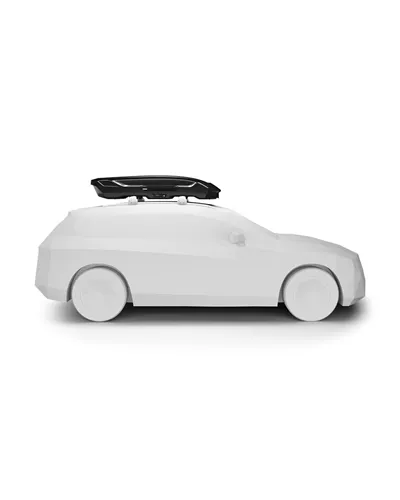 Thule Motion 3 L Low Roof-Mounted Cargo Box 370 Liters Dual-Side, Black Glossy