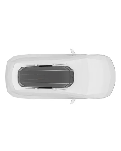 Thule Motion 3 XL Low Roof-Mounted Cargo Box 400 Liters Dual-Side, Titan Glossy