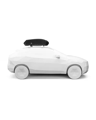 Thule Force 3 S Box da Tetto 300 Litri Doppia Apertura, Nero Opaco