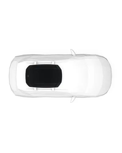 Thule Force 3 S Box da Tetto 300 Litri Doppia Apertura, Nero Opaco