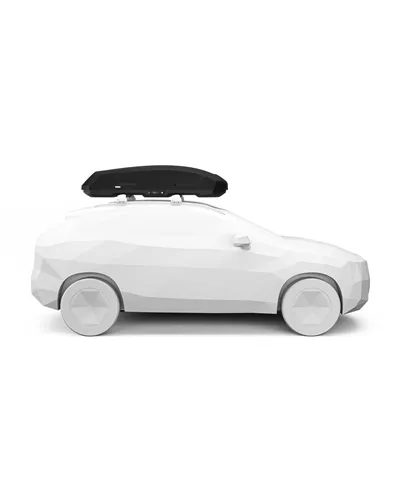 Thule Force 3 L Box da Tetto 450 Litri Doppia Apertura, Nero Opaco