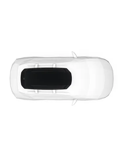 Thule Force 3 L Box da Tetto 450 Litri Doppia Apertura, Nero Opaco