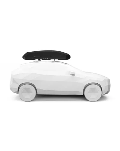 Thule Force 3 XL Box da Tetto 500 Litri Doppia Apertura, Nero Opaco