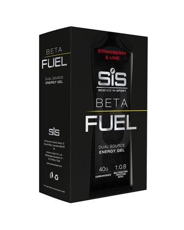 SIS Beta Fuel Gel Energetico Gusto Fragola/Lime, Box 6 pz da 60ml