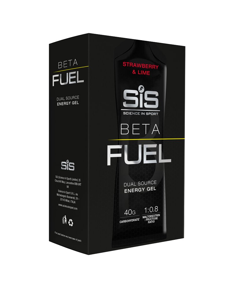 SIS Beta Fuel Energy Gel Strawberry/Lime, 60ml (6 gels box)
