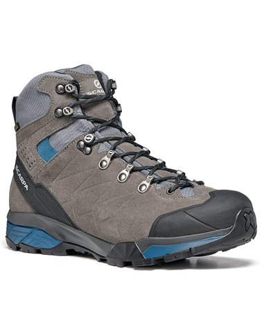 Scarpa ZG Trek GTX Gore-Tex Men's Trekking Boots, Titanium/Lake Blue