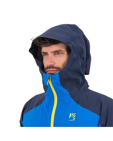 Karpos Temporale Men's Waterproof Jacket, Indigo Bunting/Outer Space