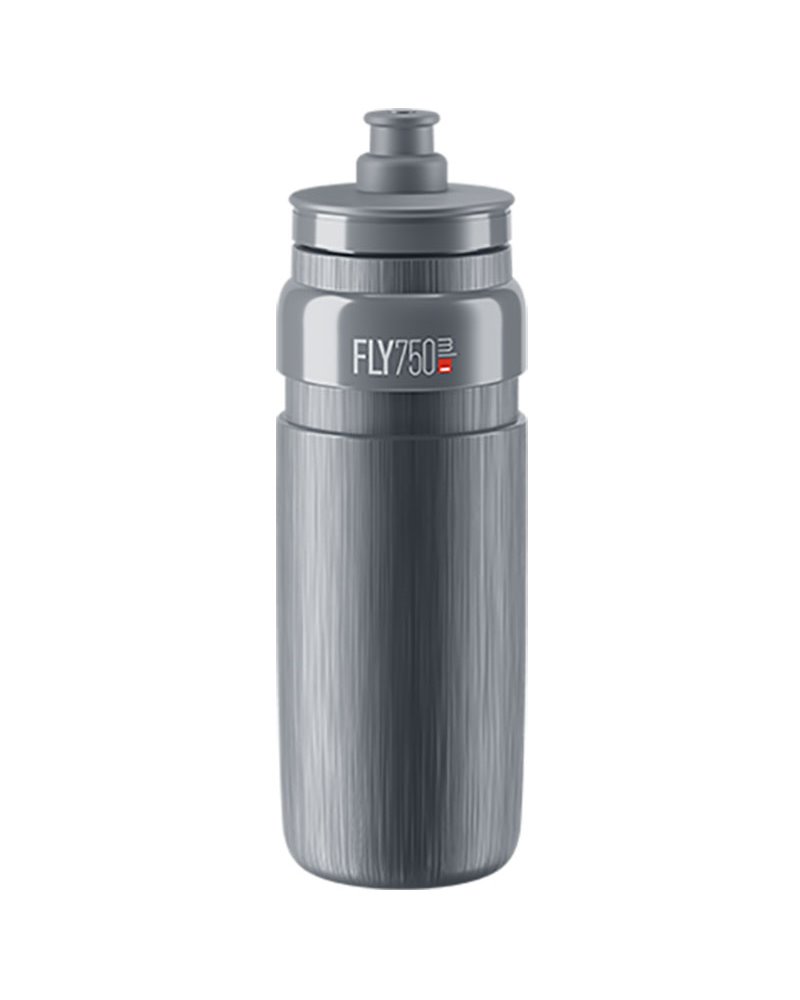 Elite Fly Tex Water Bottle 750ml, Grey