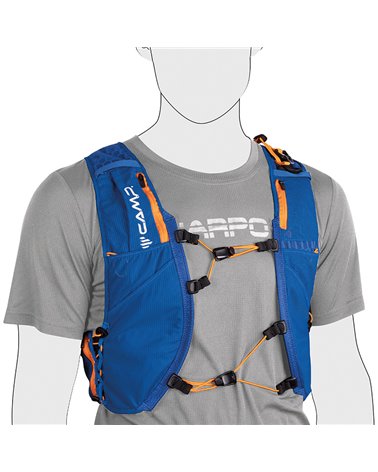 Camp Trail Force 2 Hydratation Compatible Trail Running Pack/Vest, Blue