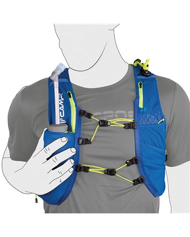 Camp Trail Force 2 Hydratation Compatible Trail Running Pack/Vest, Blue