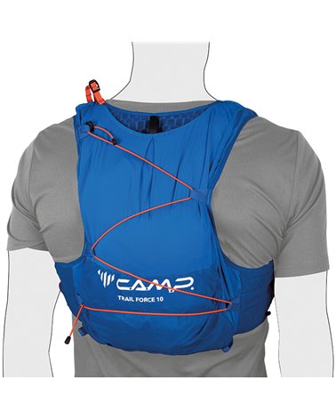Camp Trail Force 10 Hydratation Compatible Trail Running Pack/Vest, Blue