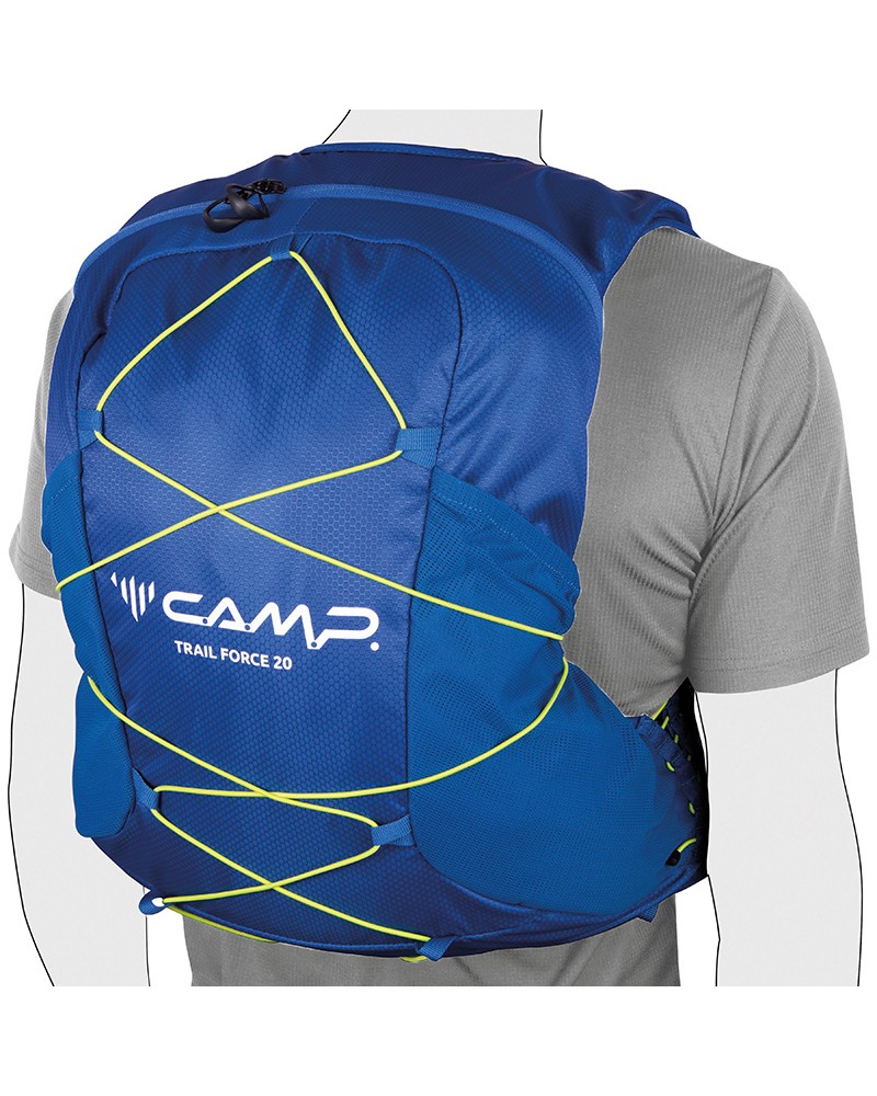 Camp Trail Force 20 Hydratation Compatible Raid Racing Pack/Vest, Blue