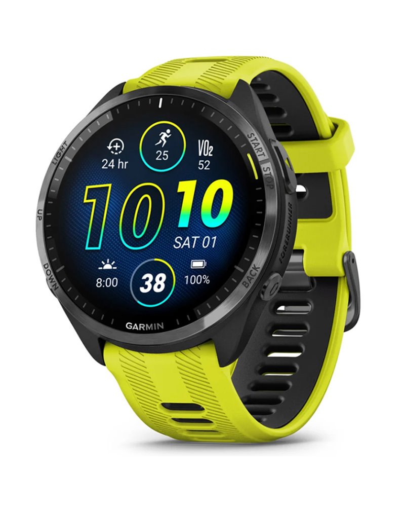 Garmin Forerunner 965 GPS Smartwatch Cardio Integrato, Nero/Giallo - Bike  Sport Adventure