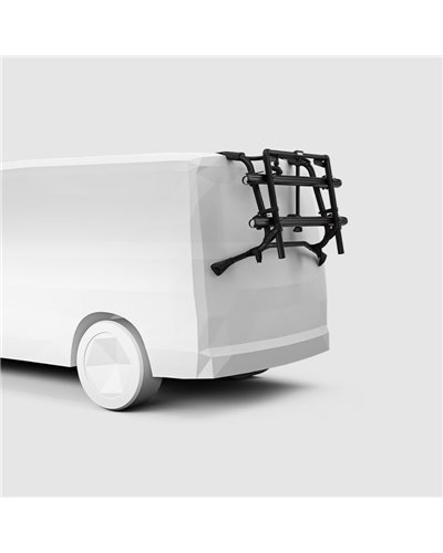 Thule WanderWay 911 Trunk Bike Rack, Black (2 Bikes)