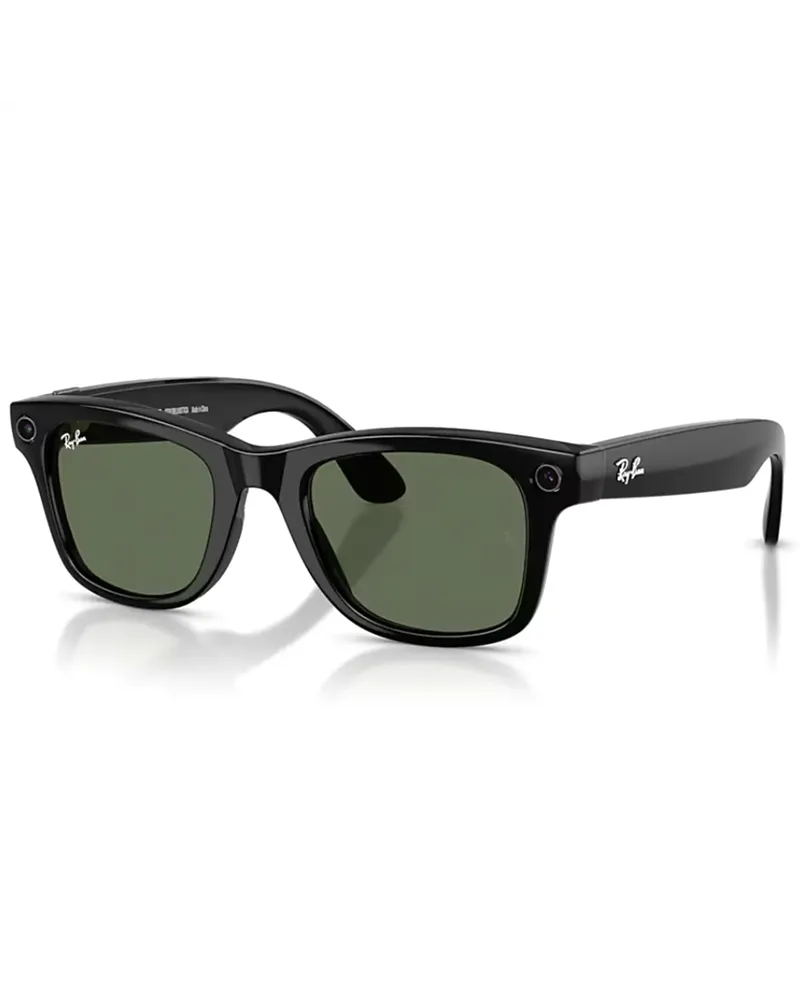 Ray-Ban Meta Wayfarer Gen2 AI Performance Glasses Polished Black/G15 Green