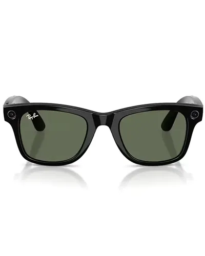 Ray-Ban Meta Wayfarer Gen2 Occhiali AI Performance Nero Lucido/G15 Verde