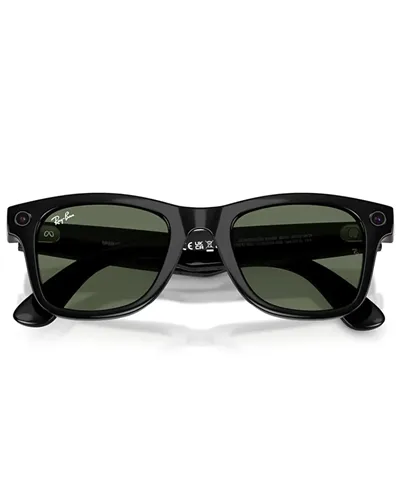 Ray-Ban Meta Wayfarer Gen2 AI Performance Glasses Polished Black/G15 Green