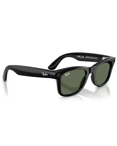 Ray-Ban Meta Wayfarer Gen2 AI Performance Glasses Polished Black/G15 Green