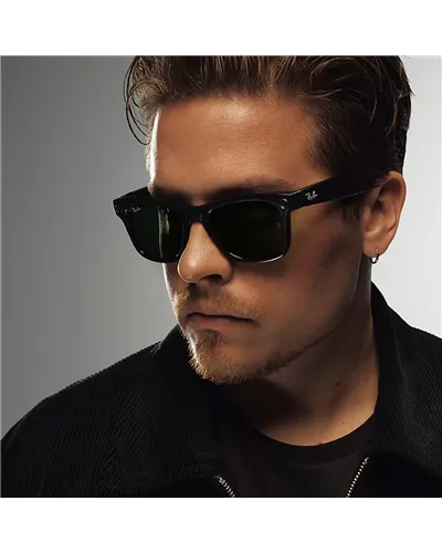 Ray-Ban Meta Wayfarer Gen2 Occhiali AI Performance Nero Lucido/G15 Verde
