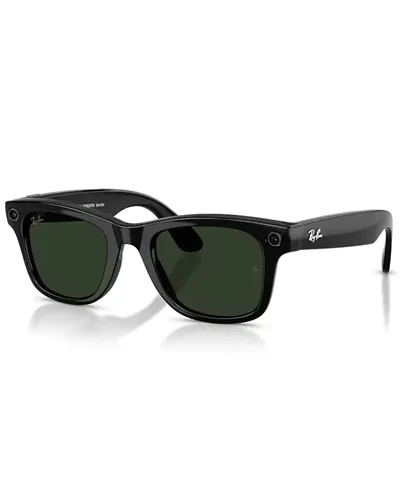 Ray-Ban Meta Wayfarer Gen2 AI Performance Glasses Polished Black/Clear-Graphite Green Transitions
