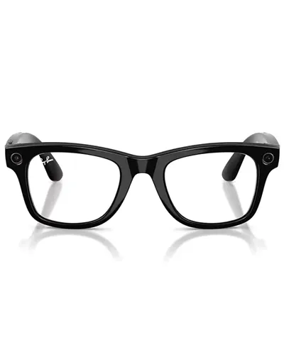 Ray-Ban Meta Wayfarer Gen2 AI Performance Glasses Polished Black/Clear-Graphite Green Transitions