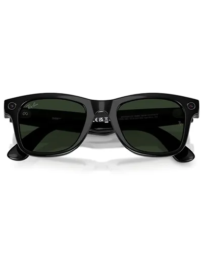 Ray-Ban Meta Wayfarer Gen2 Occhiali AI Performance Nero Lucido/Transitions Trasparente/Verde Grafite