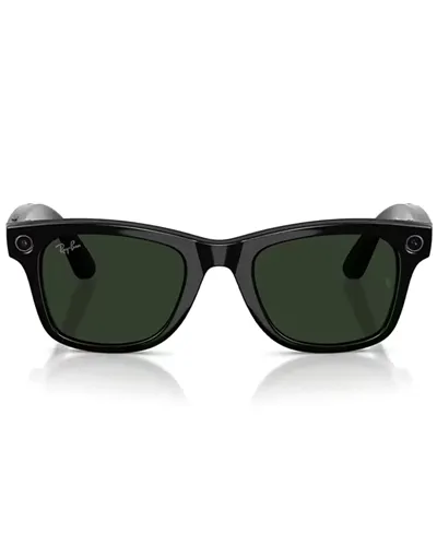 Ray-Ban Meta Wayfarer Gen2 AI Performance Glasses Polished Black/Clear-Graphite Green Transitions