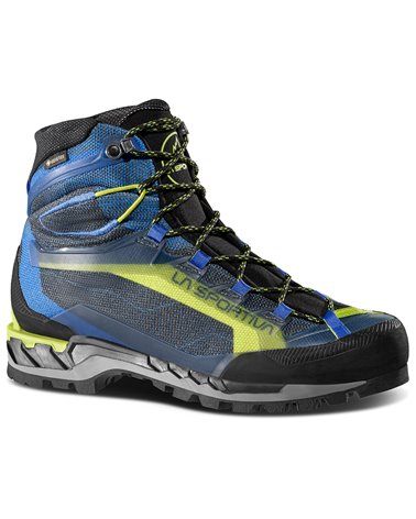 La Sportiva Trango Tech GTX Gore-Tex Men's Mountaineering Boots, Electric Blue/Lime Punch