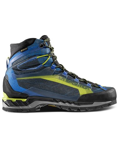 La Sportiva Trango Tech GTX Gore-Tex Men's Mountaineering Boots, Electric Blue/Lime Punch