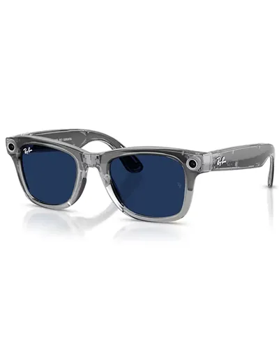 Ray-Ban Meta Wayfarer Gen2 AI Performance Glasses Polished Transparent Grey/Clear-Sapphire Transitions