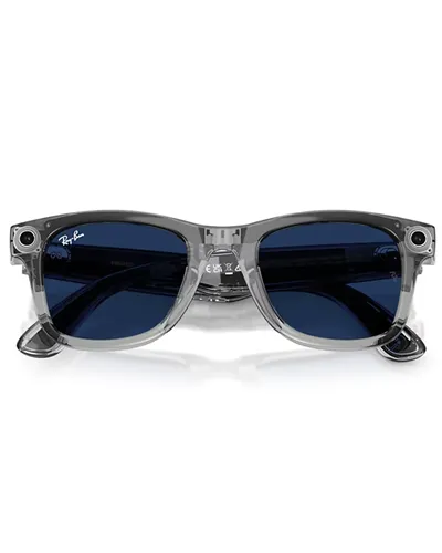 Ray-Ban Meta Wayfarer Gen2 AI Performance Glasses Polished Transparent Grey/Clear-Sapphire Transitions