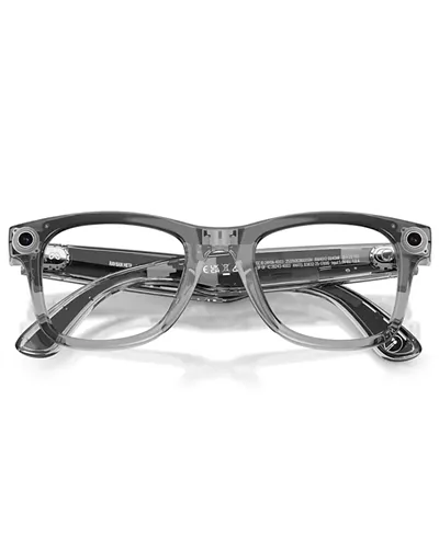 Ray-Ban Meta Wayfarer Gen2 AI Performance Glasses Polished Transparent Grey/Clear-Sapphire Transitions
