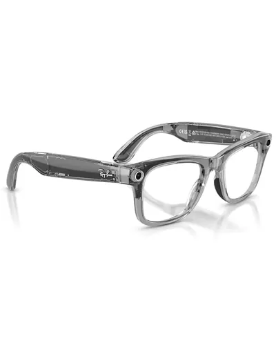 Ray-Ban Meta Wayfarer Gen2 AI Performance Glasses Polished Transparent Grey/Clear-Sapphire Transitions